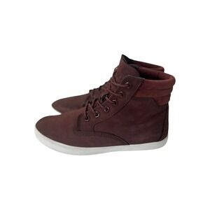 Timberland Dausette Burgundy Nubuck Mid-Top Sneaker Boots Size 7